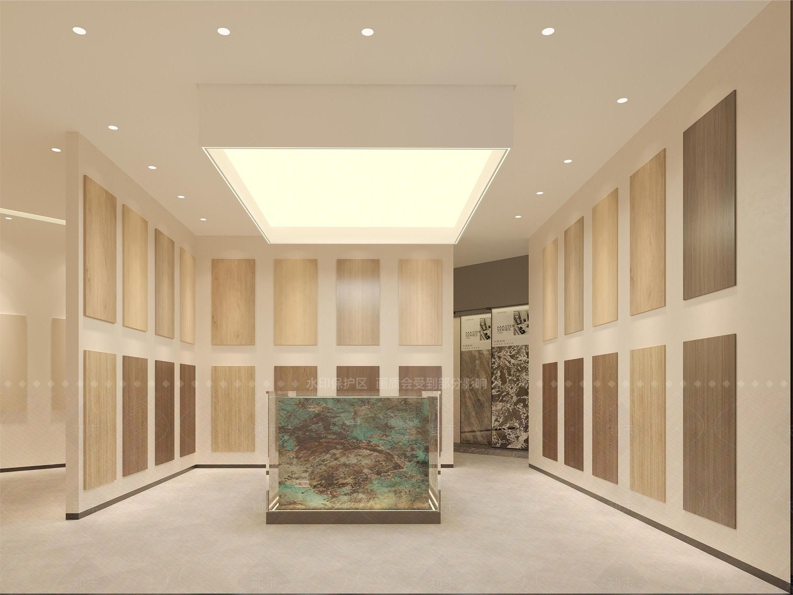 现代瓷砖展厅3D模型下载【ID:1160569676】