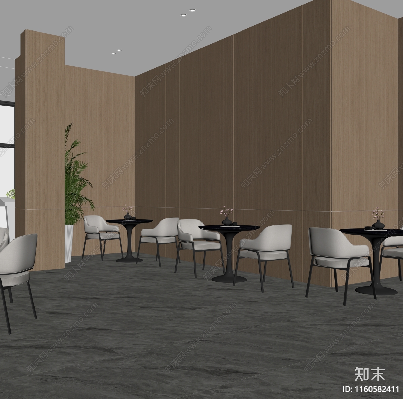 现代休息区SU模型下载【ID:1160582411】