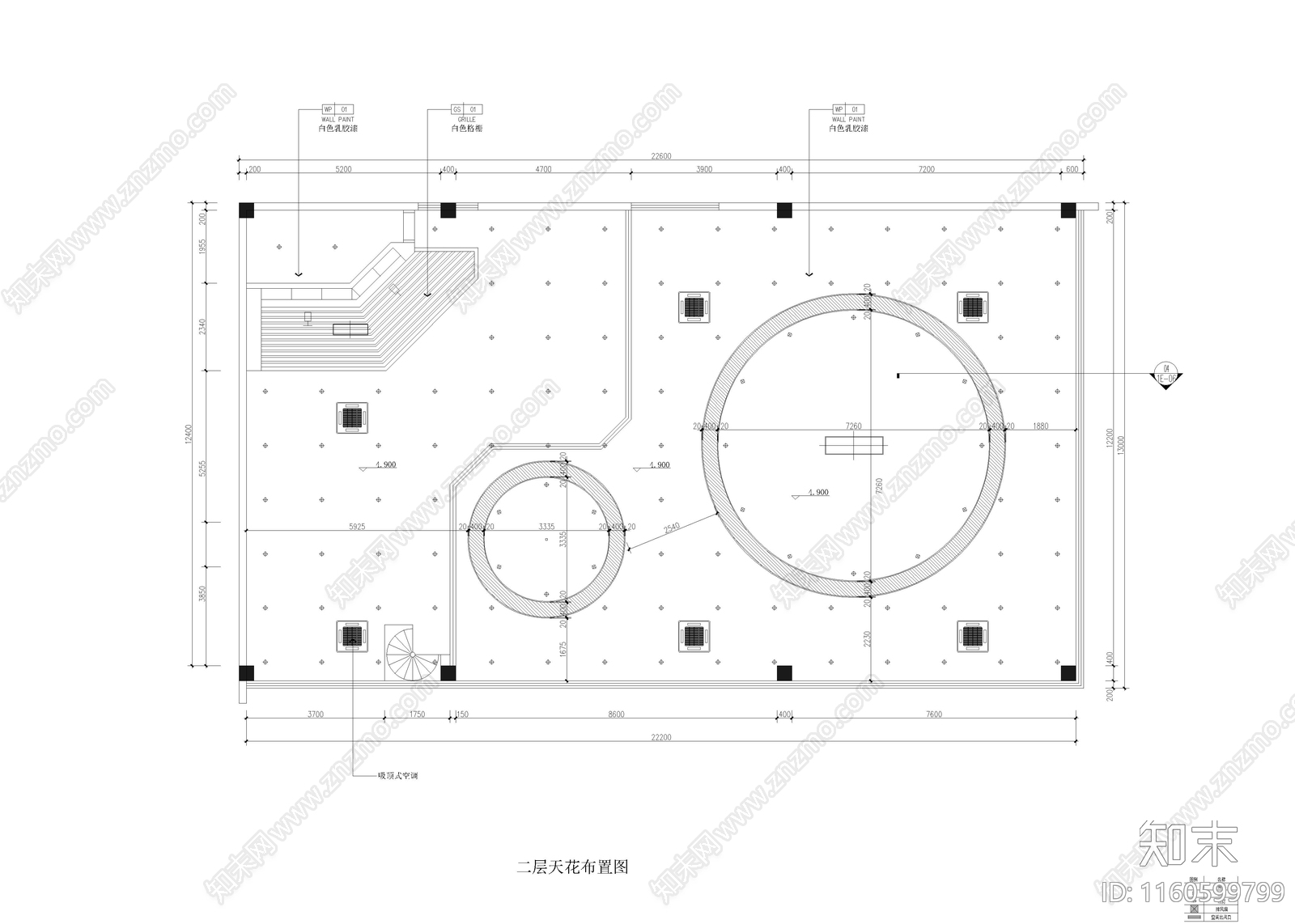 430m²便利店cad施工图下载【ID:1160599799】