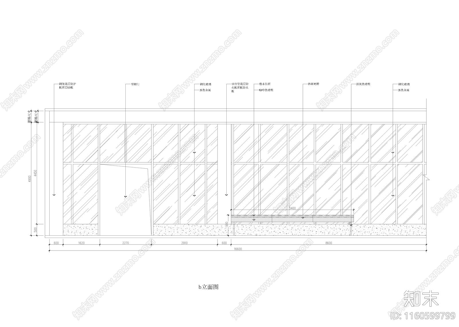 430m²便利店cad施工图下载【ID:1160599799】