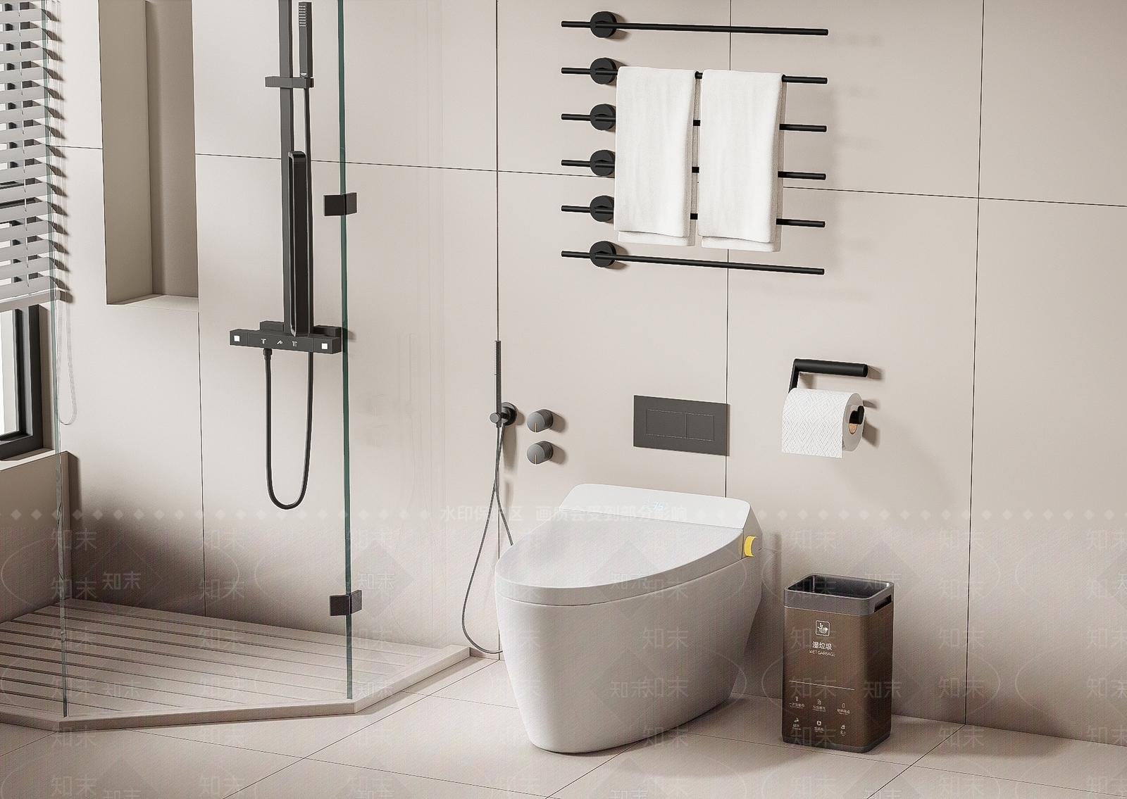 智能马桶SU模型下载【ID:1160600403】