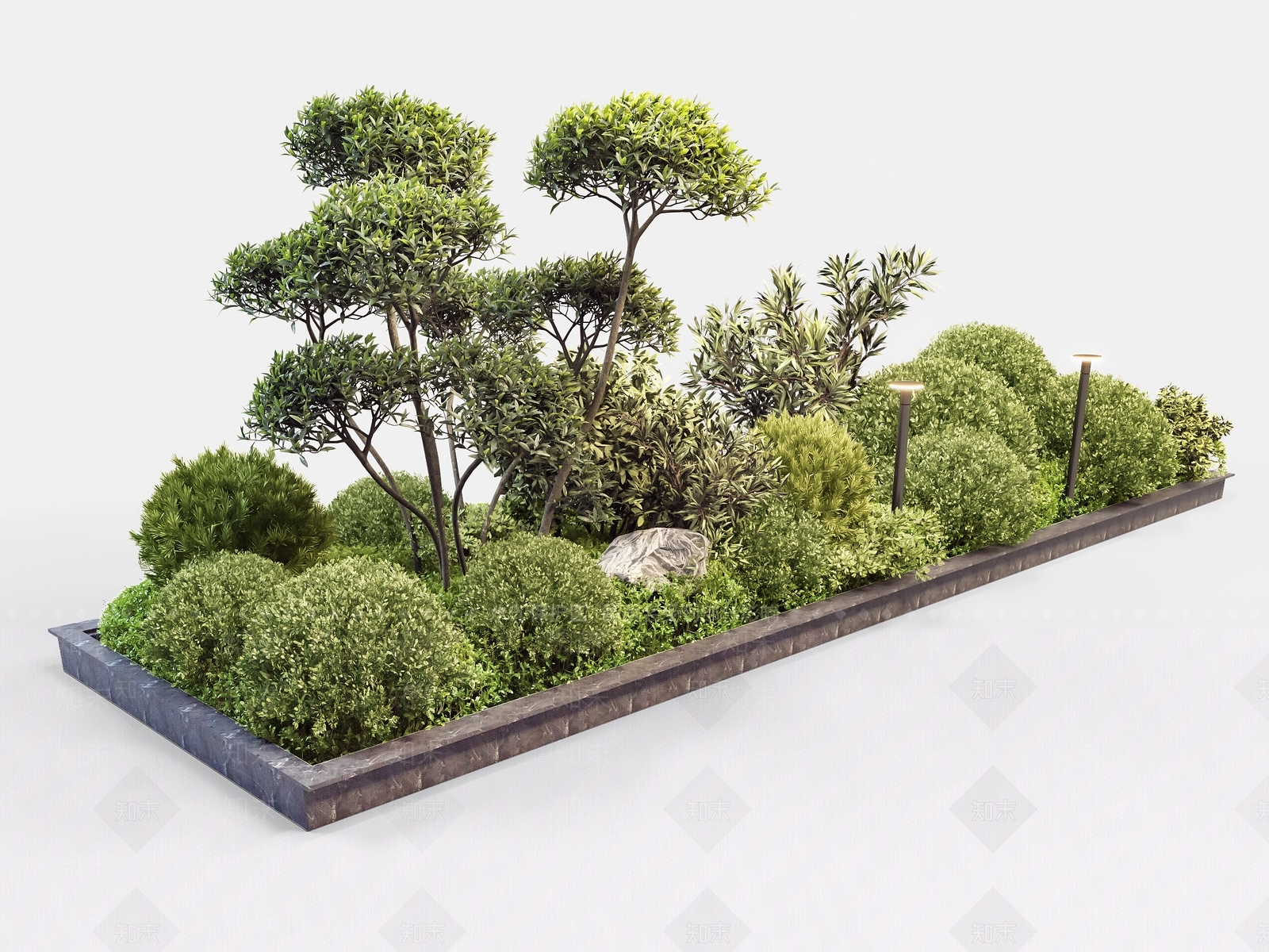 植物堆SU模型下载【ID:1160615349】