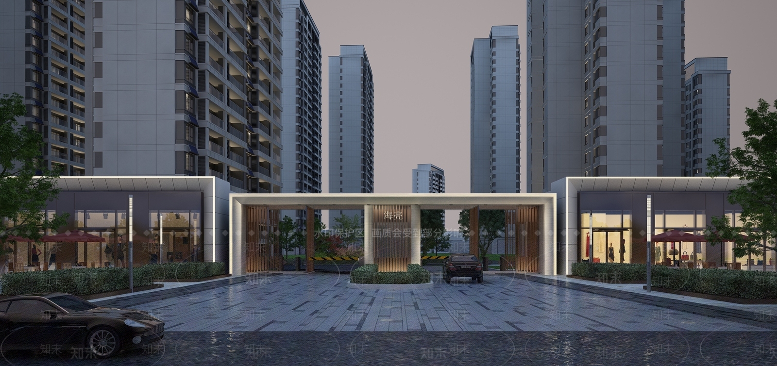 现代住宅3D模型下载【ID:1160619890】