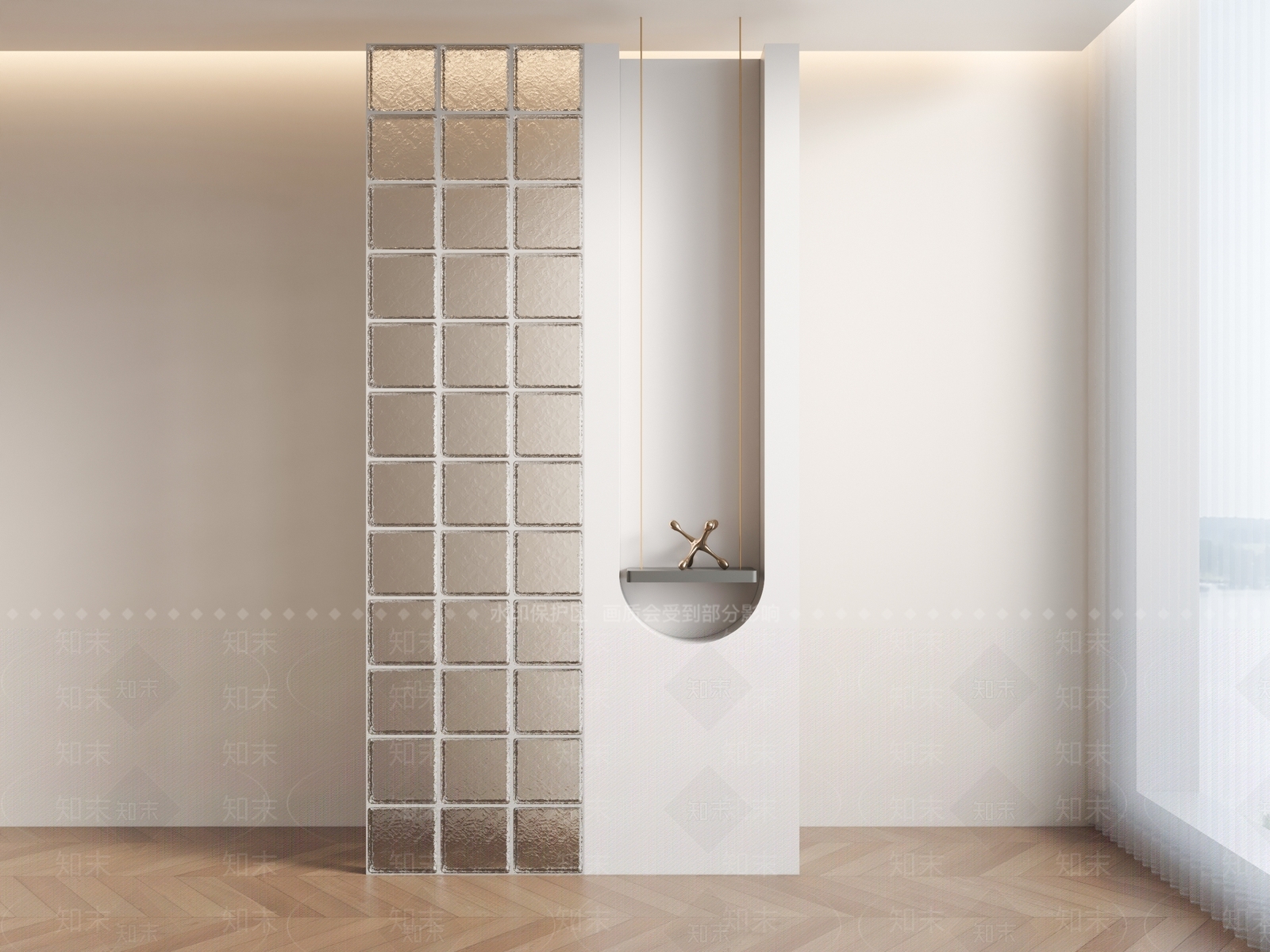 现代玄关造型3D模型下载【ID:1160627450】