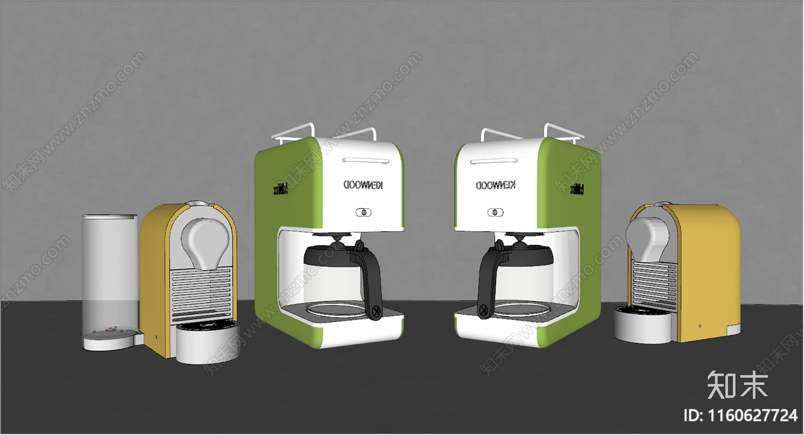 咖啡机SU模型下载【ID:1160627724】