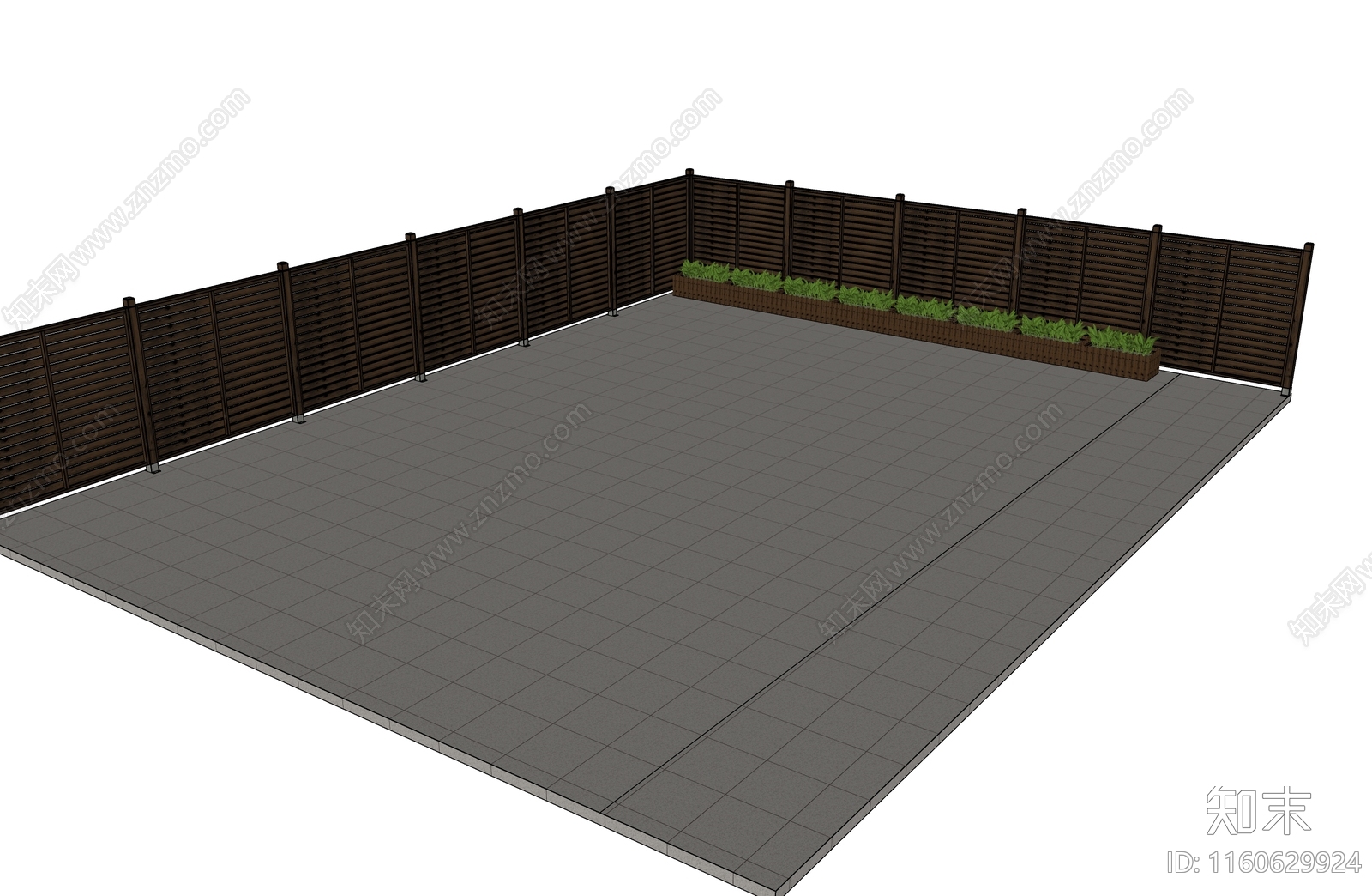 现代户外休闲围栏SU模型下载【ID:1160629924】