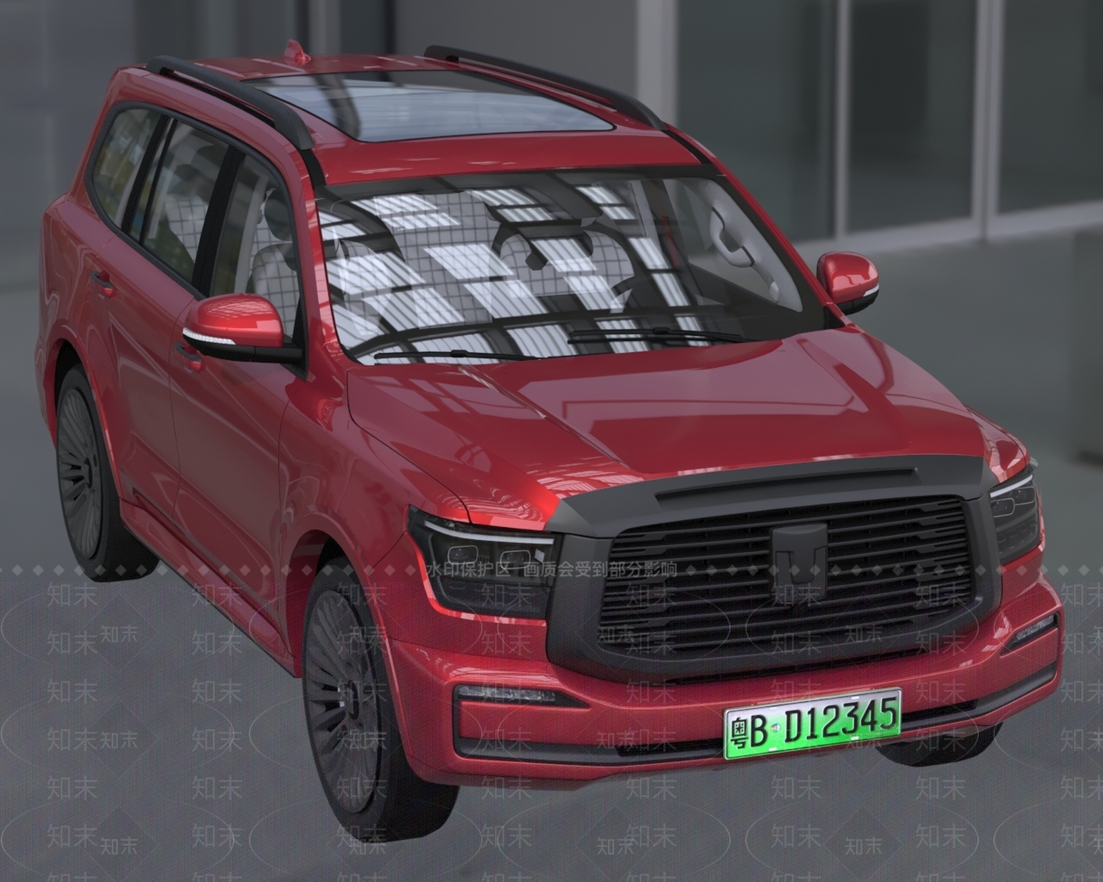 2022款长城汽车魏牌坦克500越野汽车3D模型下载【ID:1160637923】