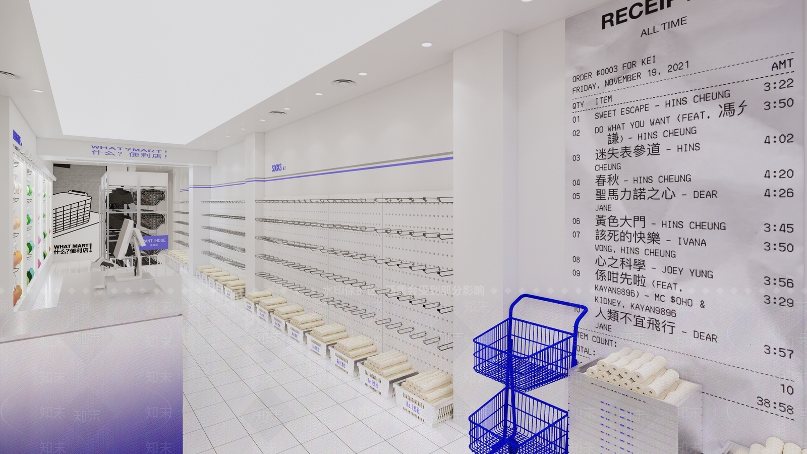 现代袜子便利店SU模型下载【ID:1160641853】