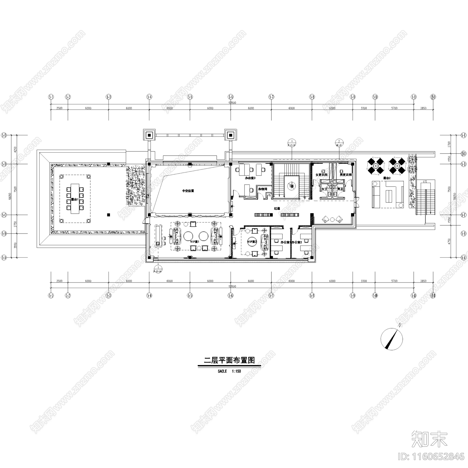 南洋混搭风青岛中洲半岛城邦售楼处cad施工图下载【ID:1160652846】