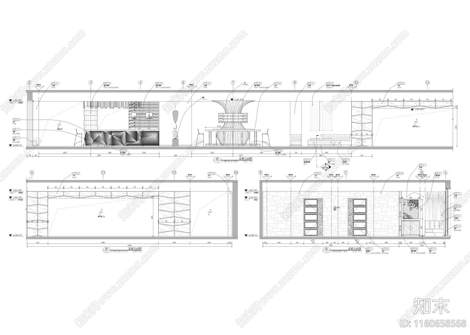 670㎡酒吧cad施工图下载【ID:1160658568】