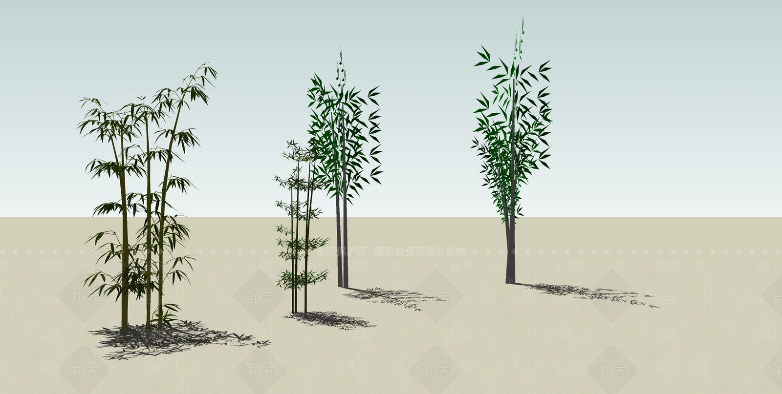 竹子SU模型下载【ID:1160664018】