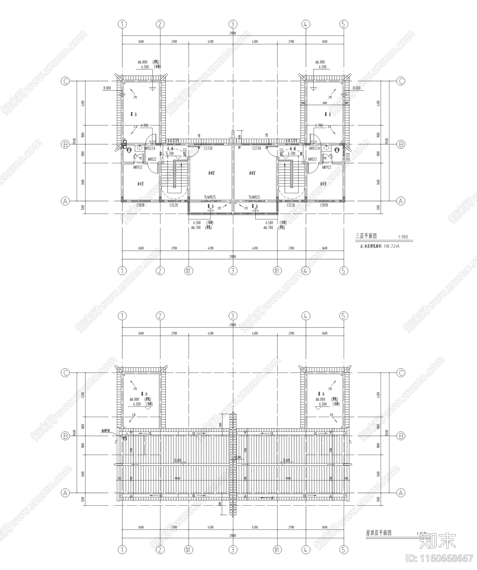 新中式自建别墅cad施工图下载【ID:1160668667】