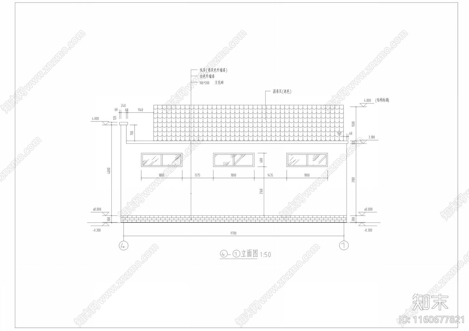 现代公厕cad施工图下载【ID:1160677821】