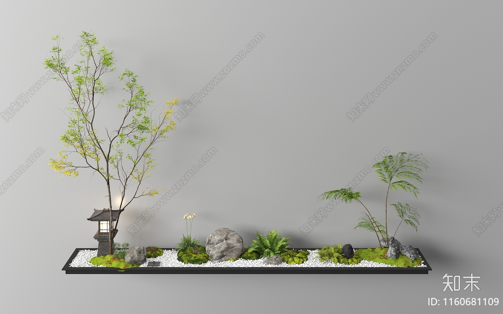 现代景观植物组合3D模型下载【ID:1160681109】