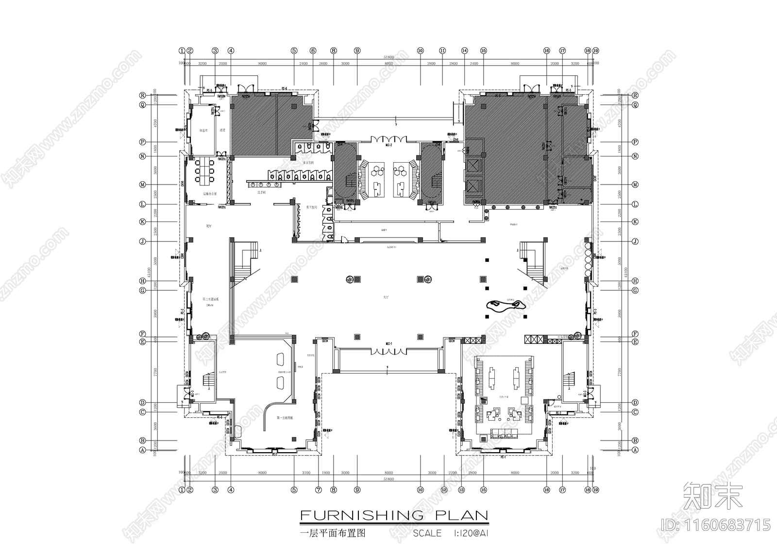 产业融合发展示范园项目cad施工图下载【ID:1160683715】