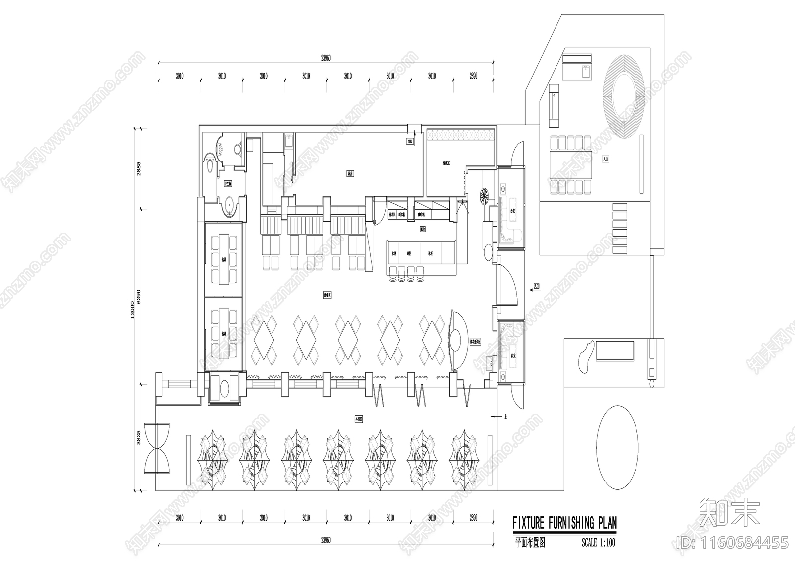 8露天天台花园餐厅施工图下载【ID:1160684455】