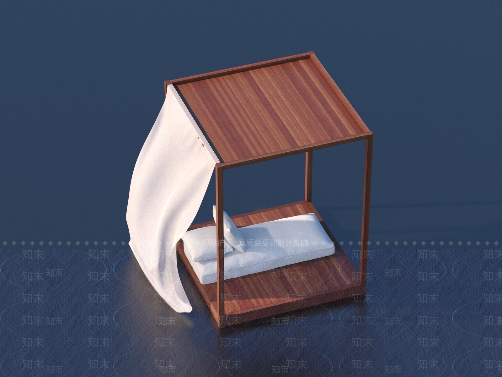 现代凉亭3D模型下载【ID:1160687605】