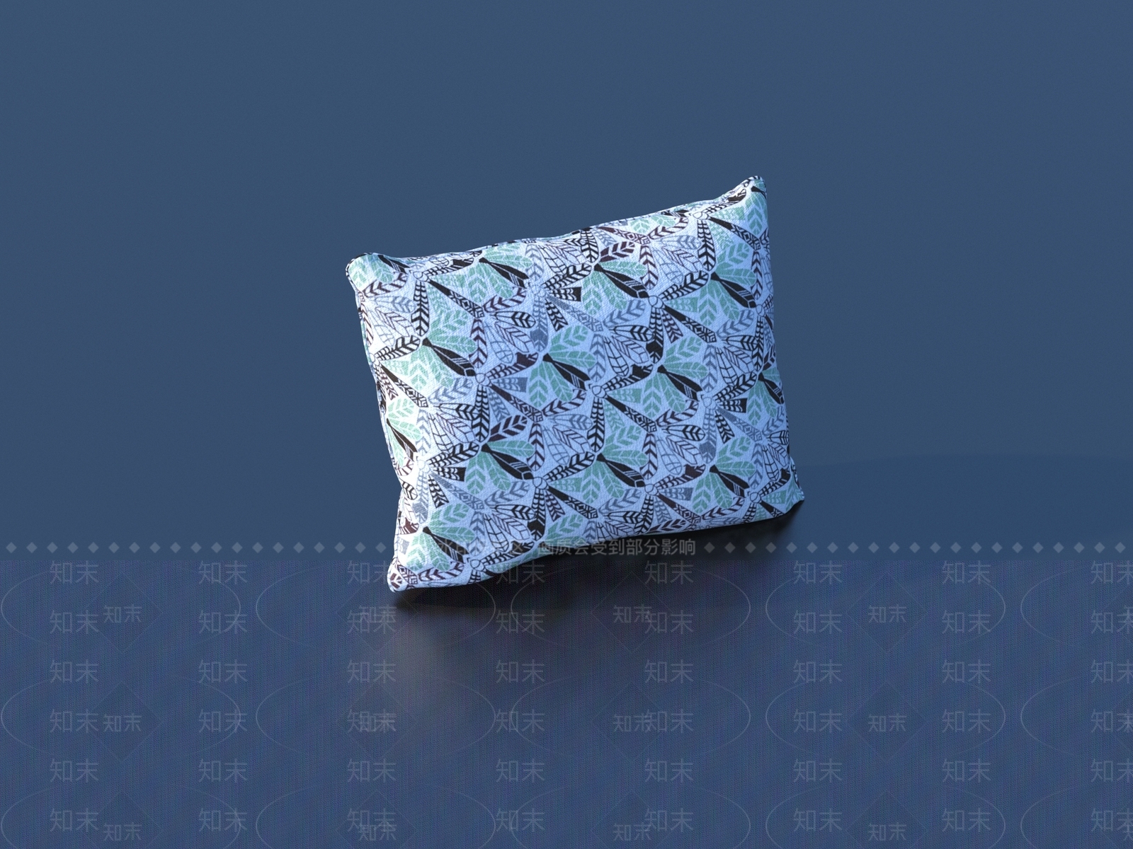 现代抱枕3D模型下载【ID:1160688571】