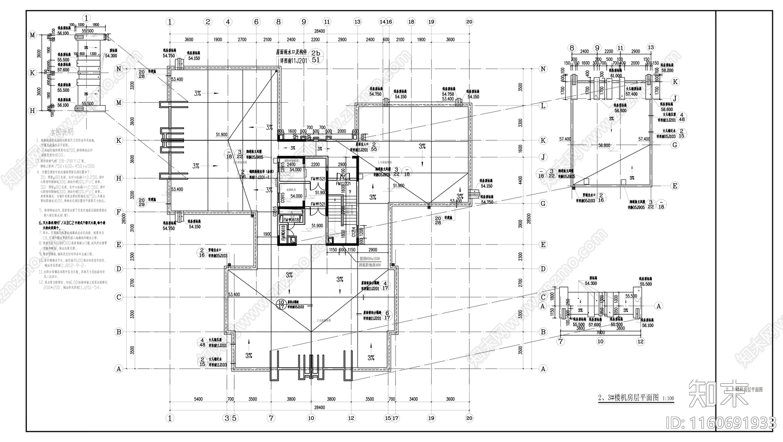 安置房建筑cad施工图下载【ID:1160691933】