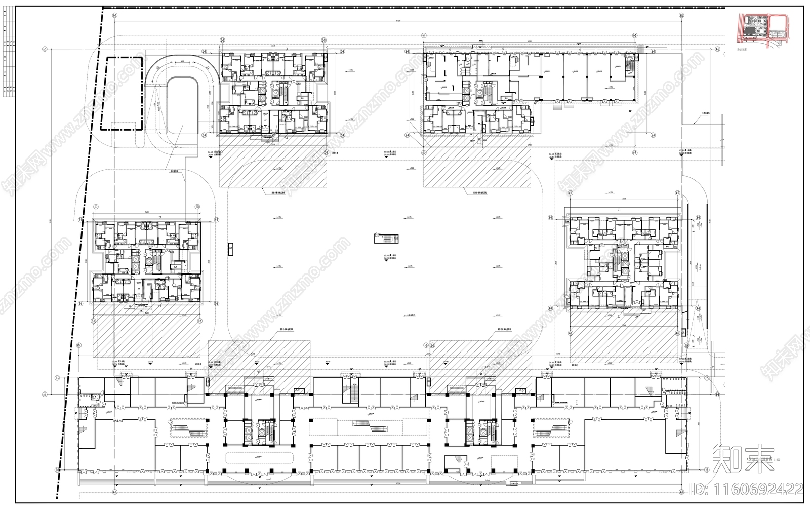 车库建筑图纸施工图下载【ID:1160692422】