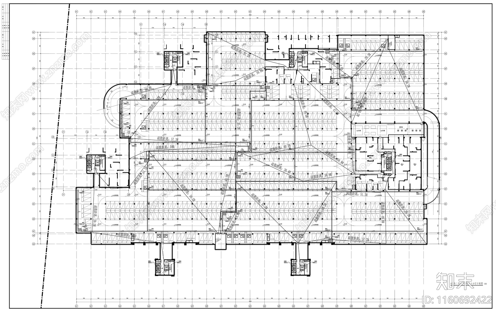 车库建筑图纸施工图下载【ID:1160692422】