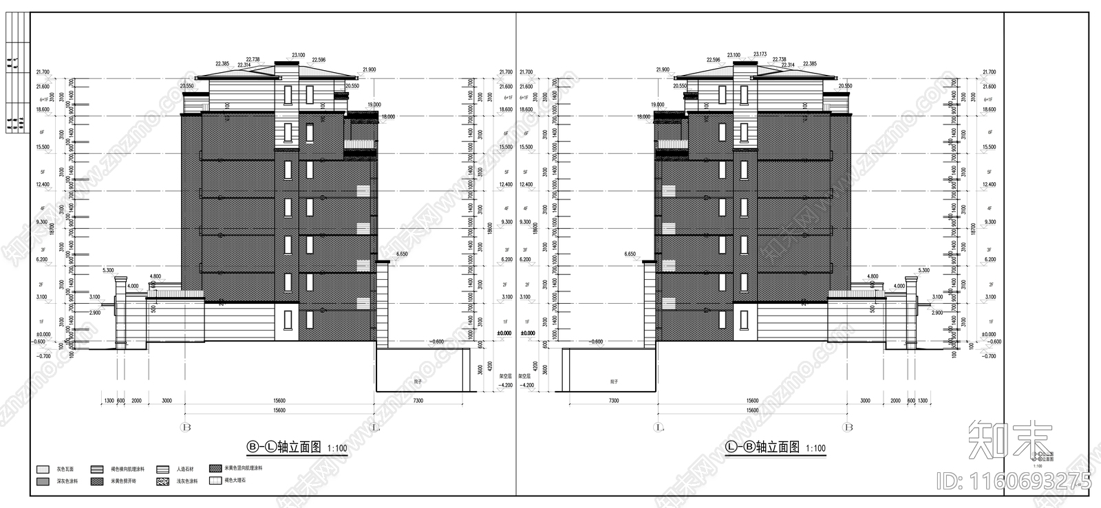 大型住宅项目建筑图纸cad施工图下载【ID:1160693275】