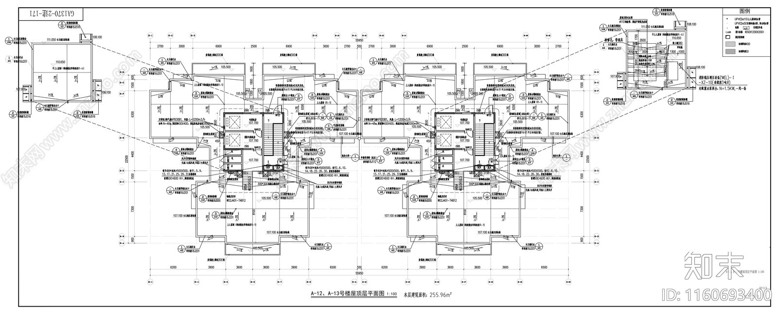 大型住宅小区二标段建cad施工图下载【ID:1160693400】