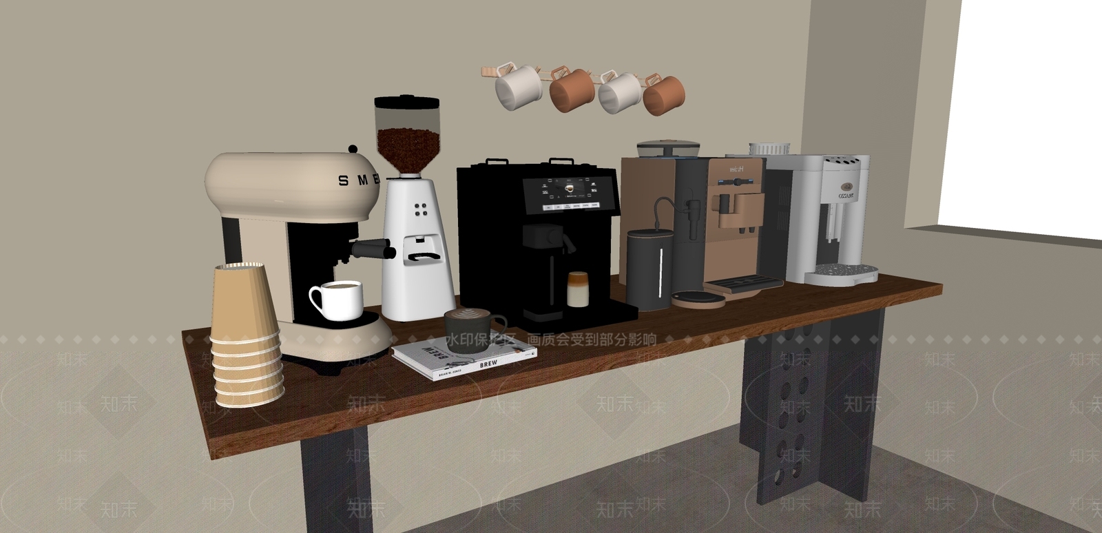 咖啡机SU模型下载【ID:1160695322】