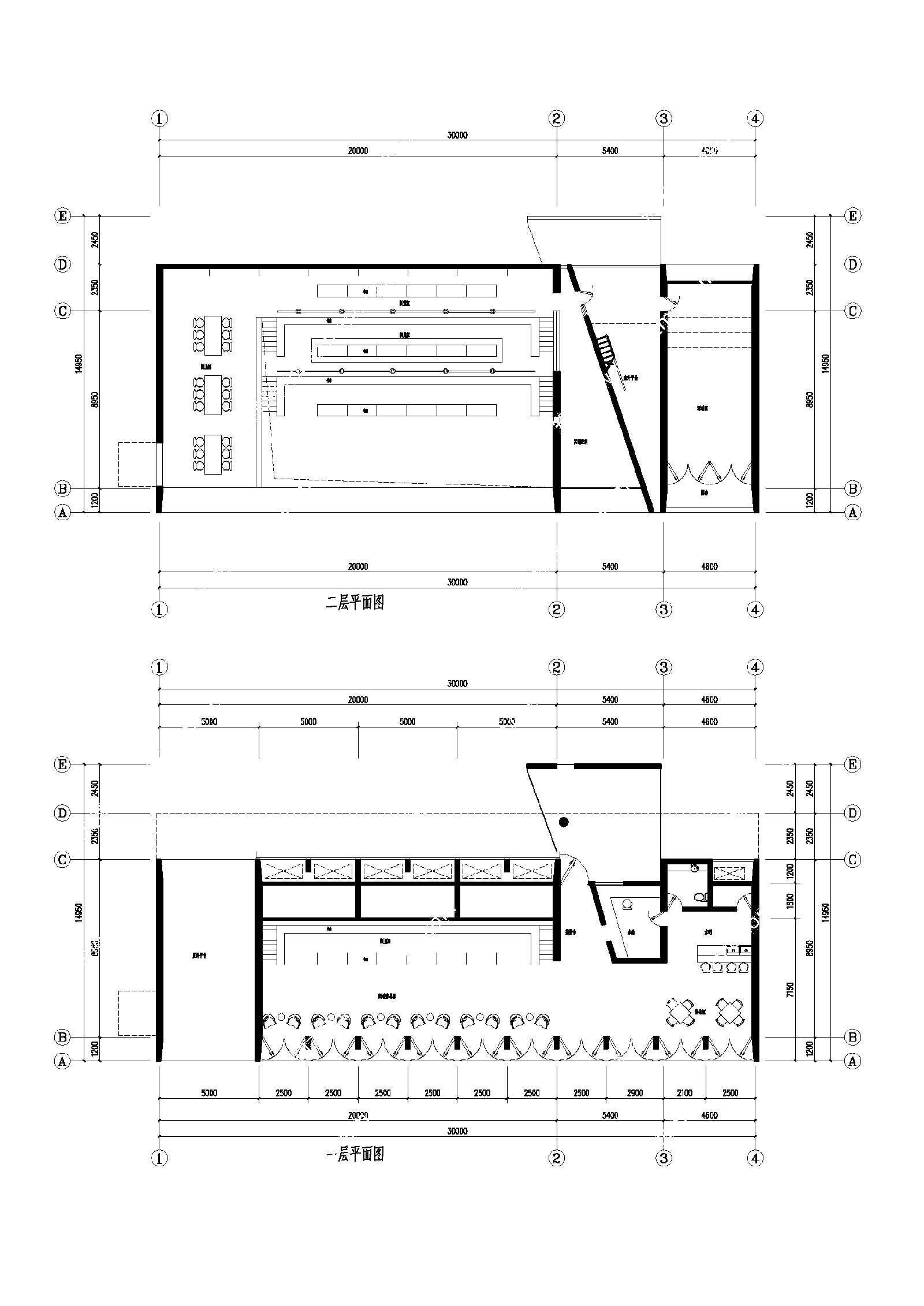 三联海边图书馆施工图下载【ID:1160696675】