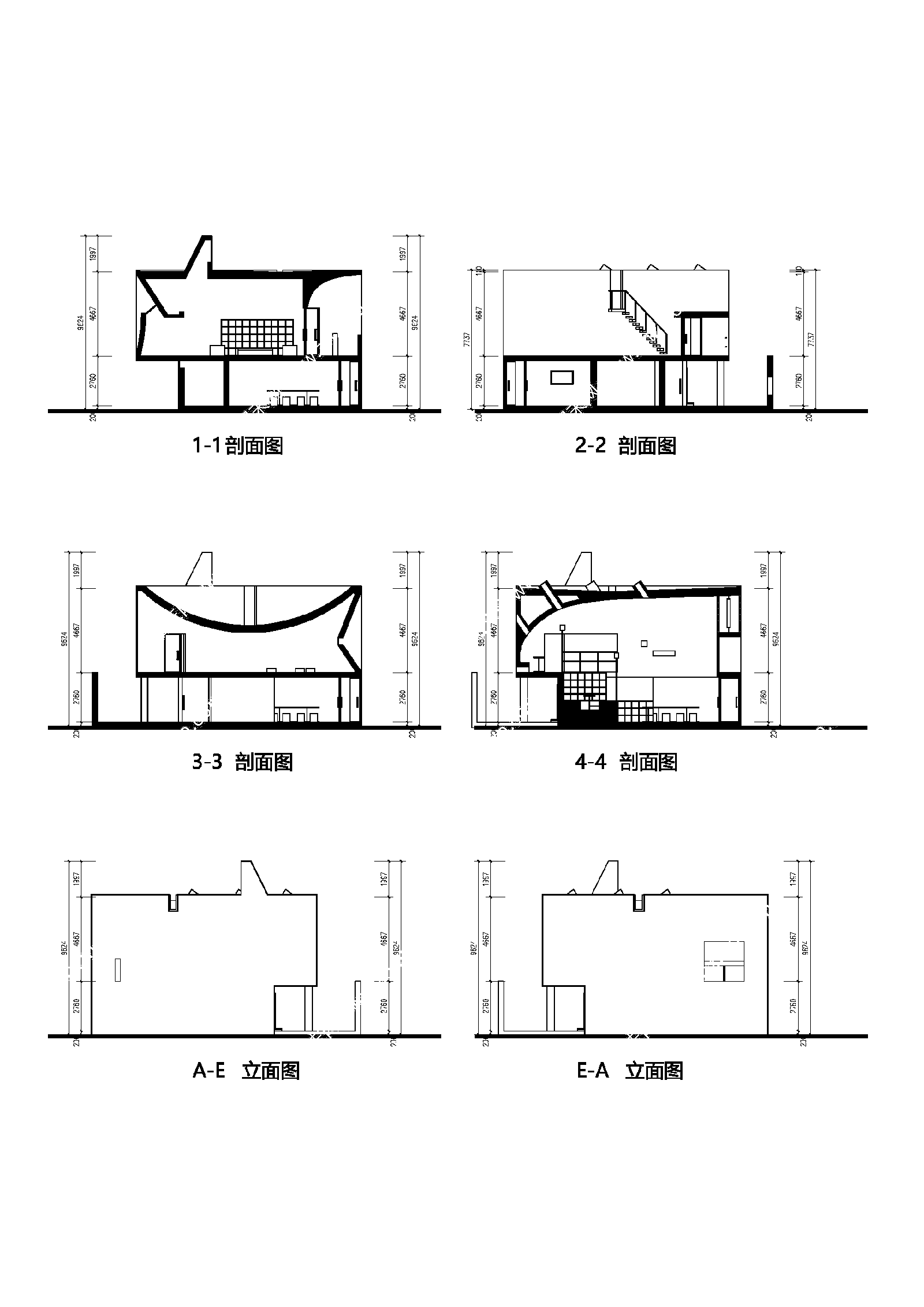 三联海边图书馆施工图下载【ID:1160696675】