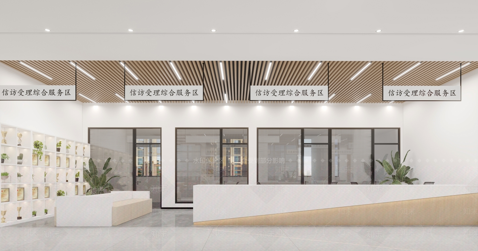 现代服务中心3D模型下载【ID:1160699597】