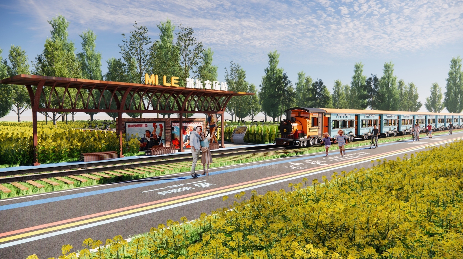 现代乡村驿站SU模型下载【ID:1160702226】