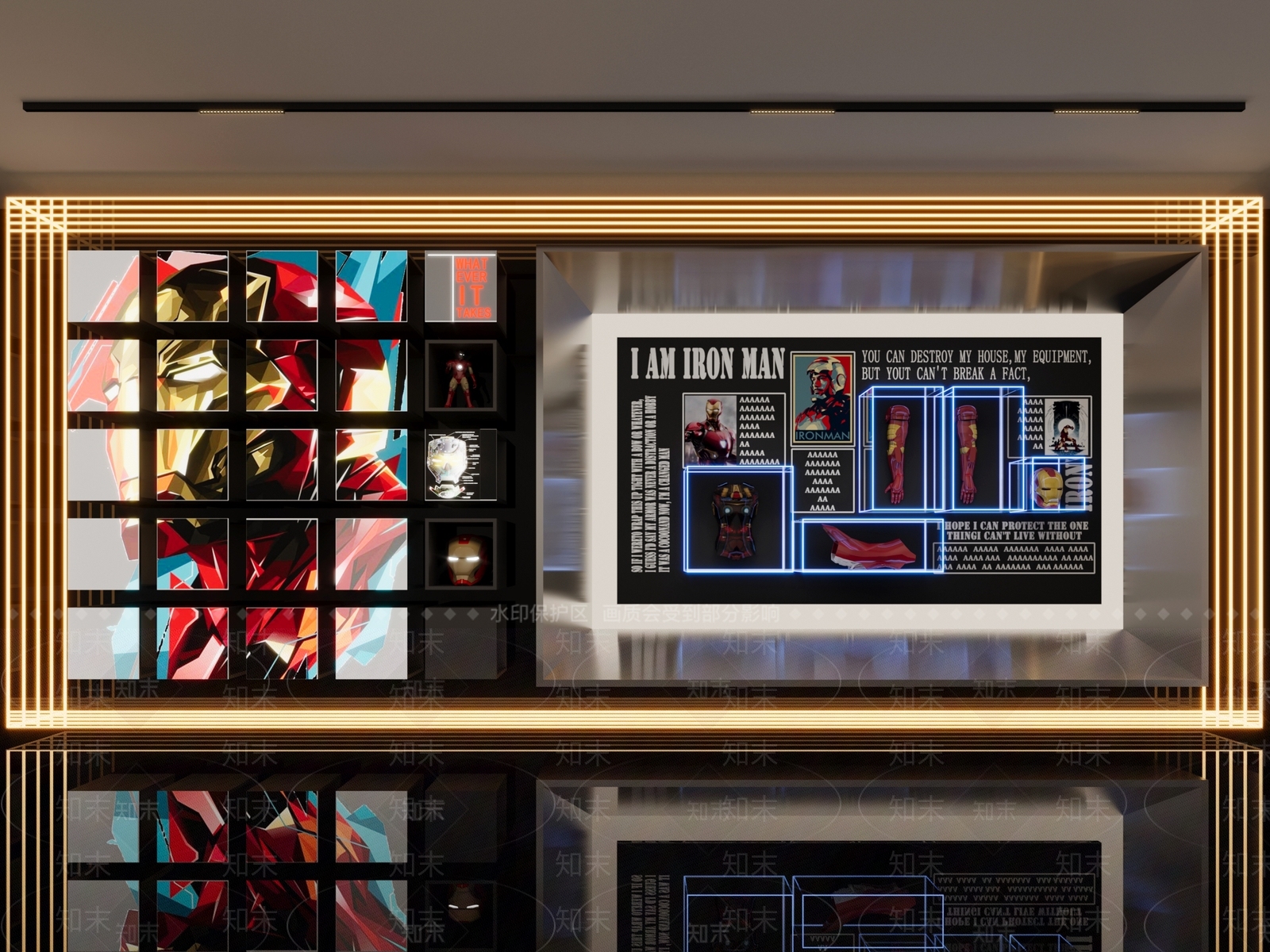 现代商业橱窗3D模型下载【ID:1160708736】