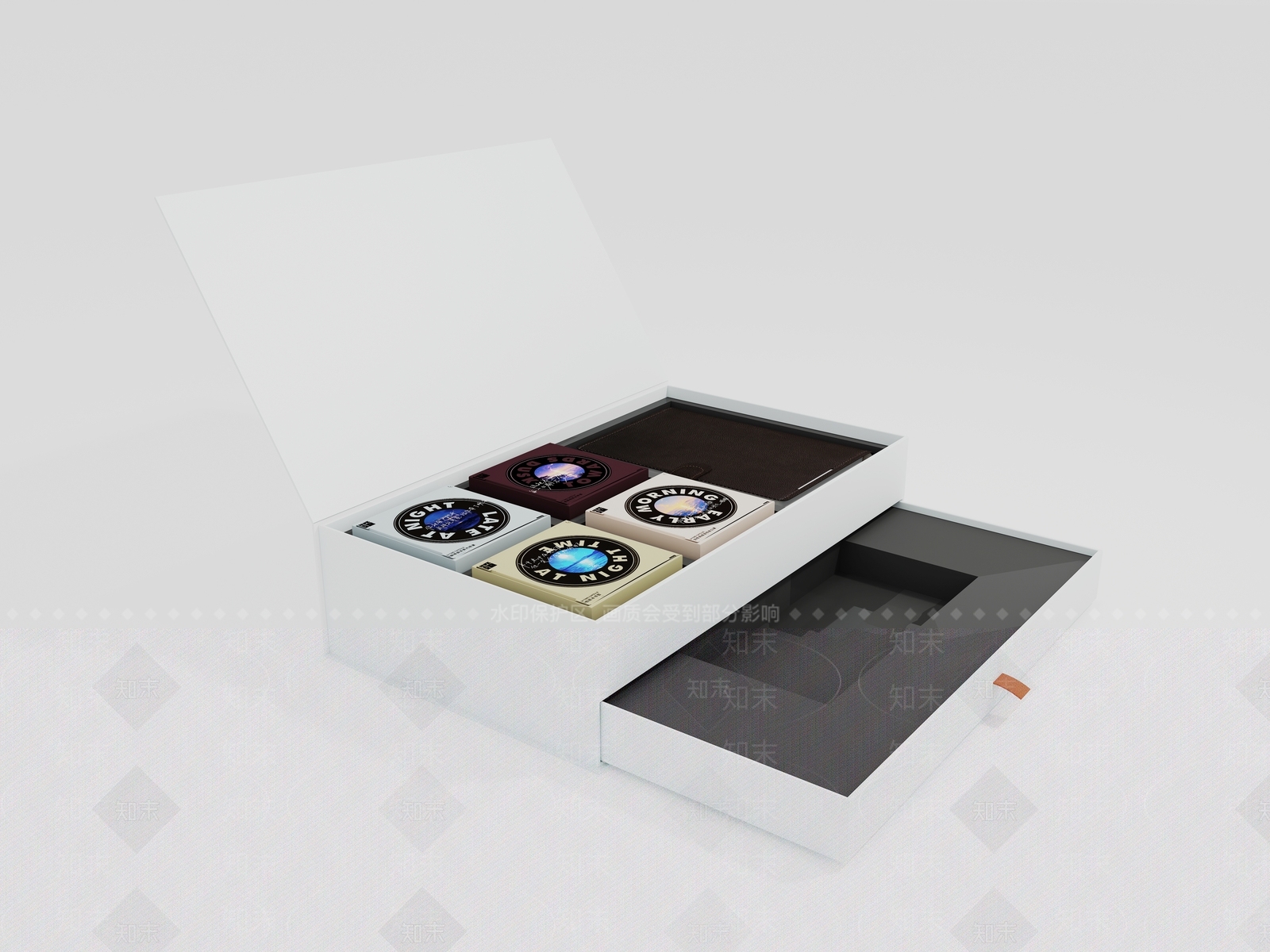 现代礼品盒3D模型下载【ID:1160721265】