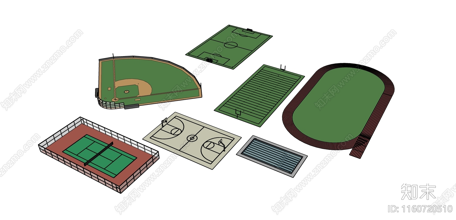 现代球场SU模型下载【ID:1160720510】