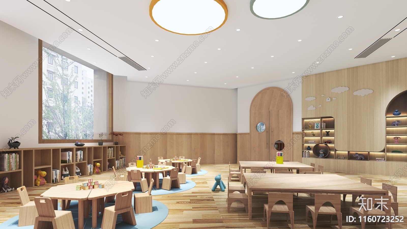 幼儿园室cad施工图下载【ID:1160723252】