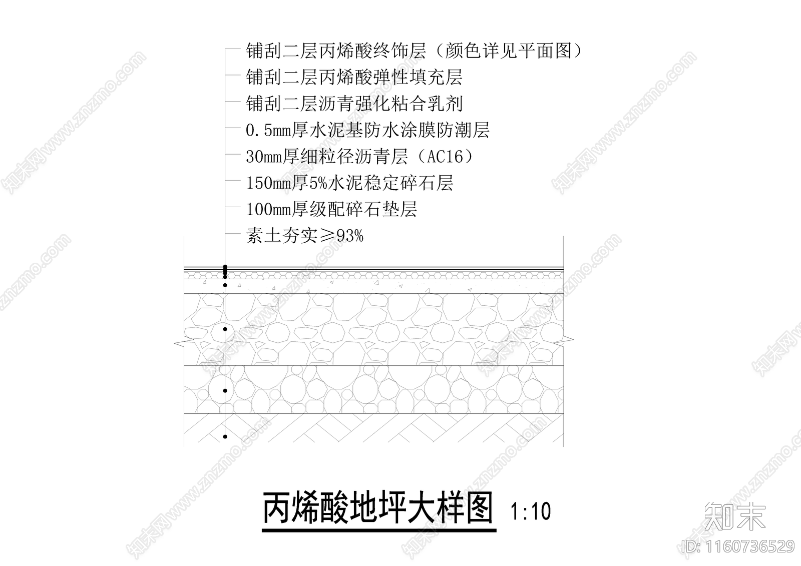 丙烯酸地坪大样图施工图下载【ID:1160736529】