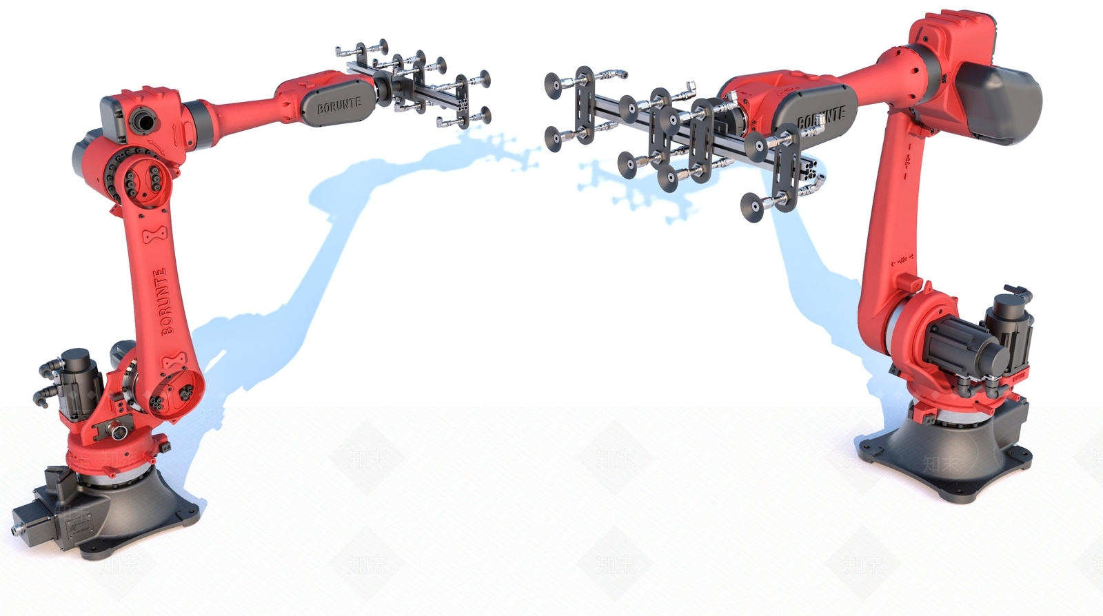 现代流水线机械臂3D模型下载【ID:1160740373】