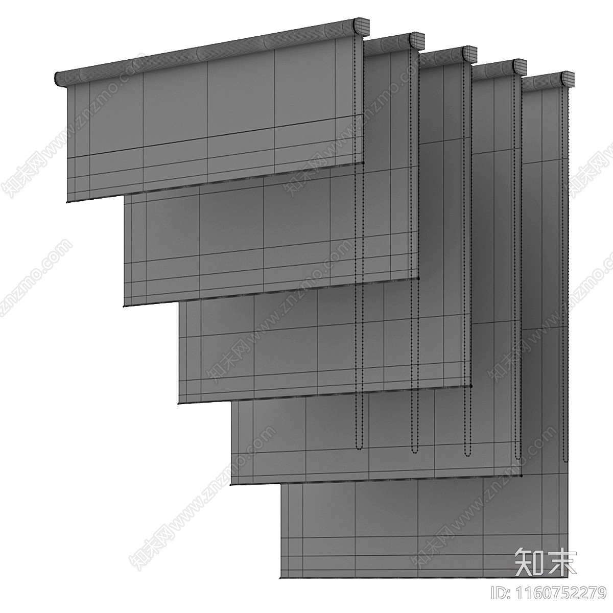 现代卷帘3D模型下载【ID:1160752279】