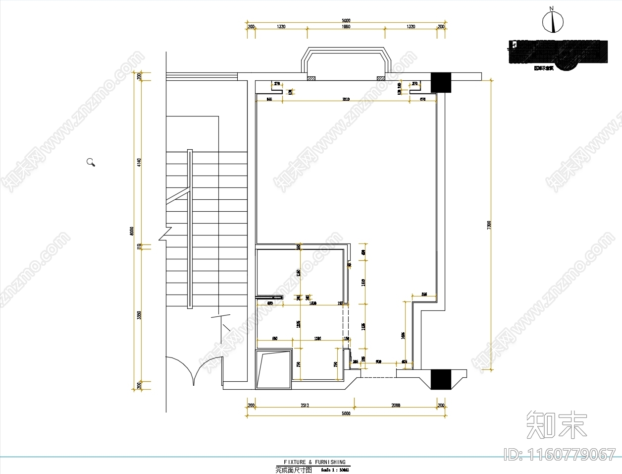 酒店ADA无障碍cad施工图下载【ID:1160779067】