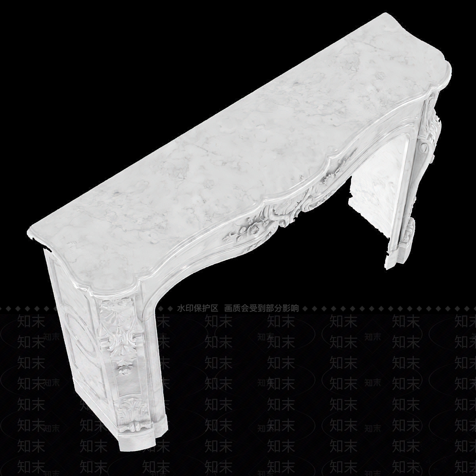 简欧壁炉3D模型下载【ID:1160783820】