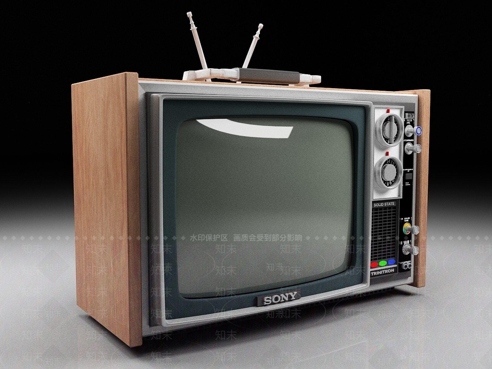 索尼电视机3D模型下载【ID:1160790226】