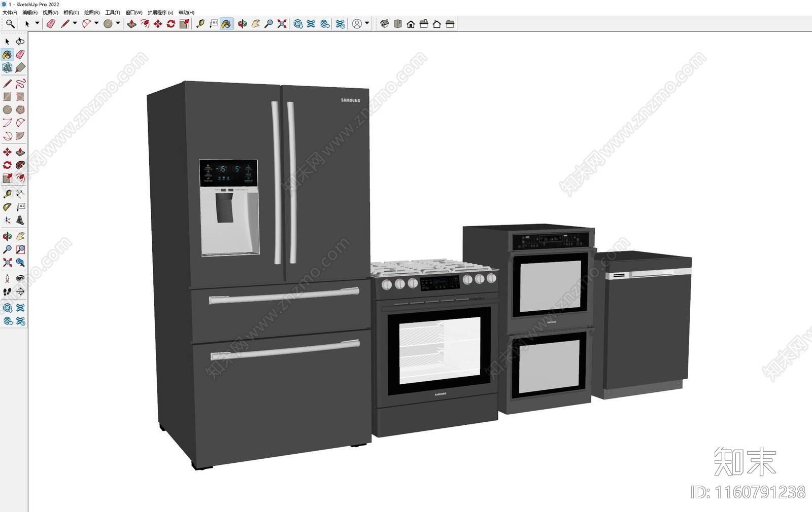 家用电器组合SU模型下载【ID:1160791238】
