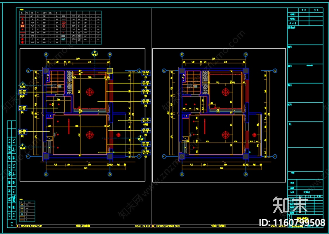 公司管理宿舍cad施工图下载【ID:1160799508】