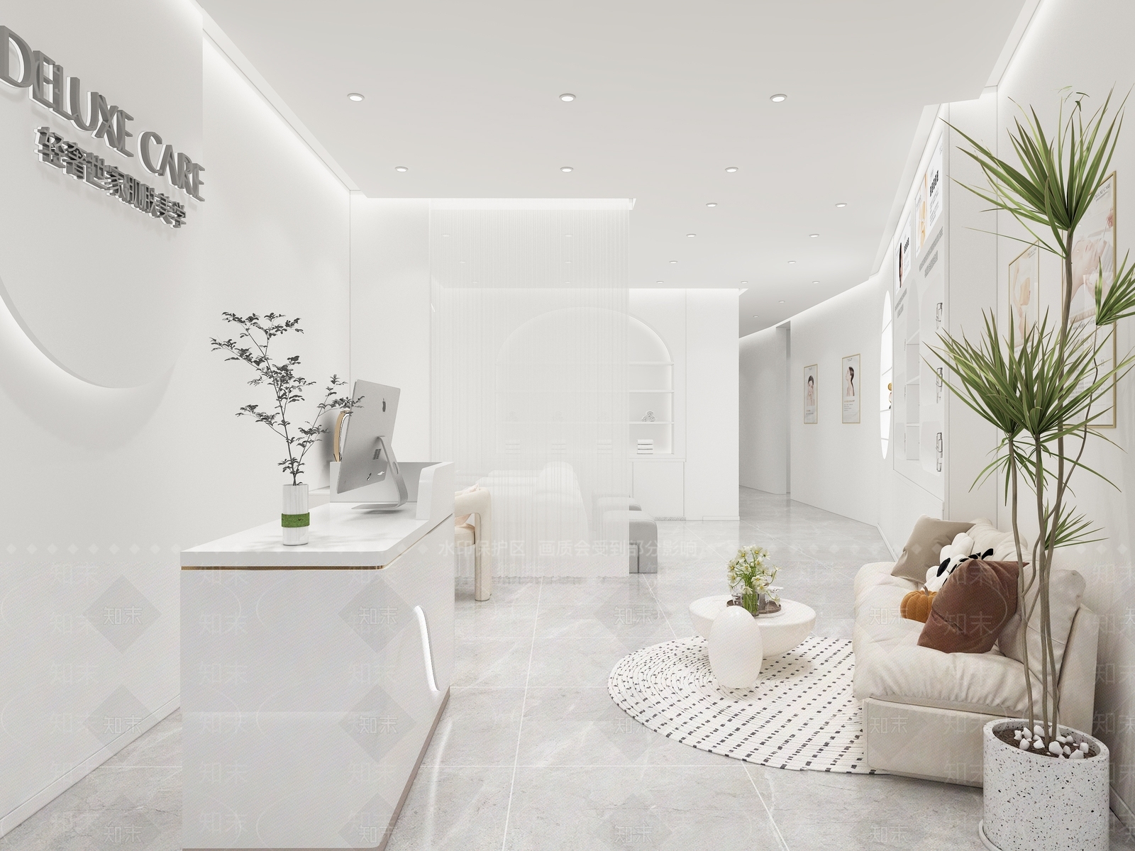 现代接待室3D模型下载【ID:1214439560】