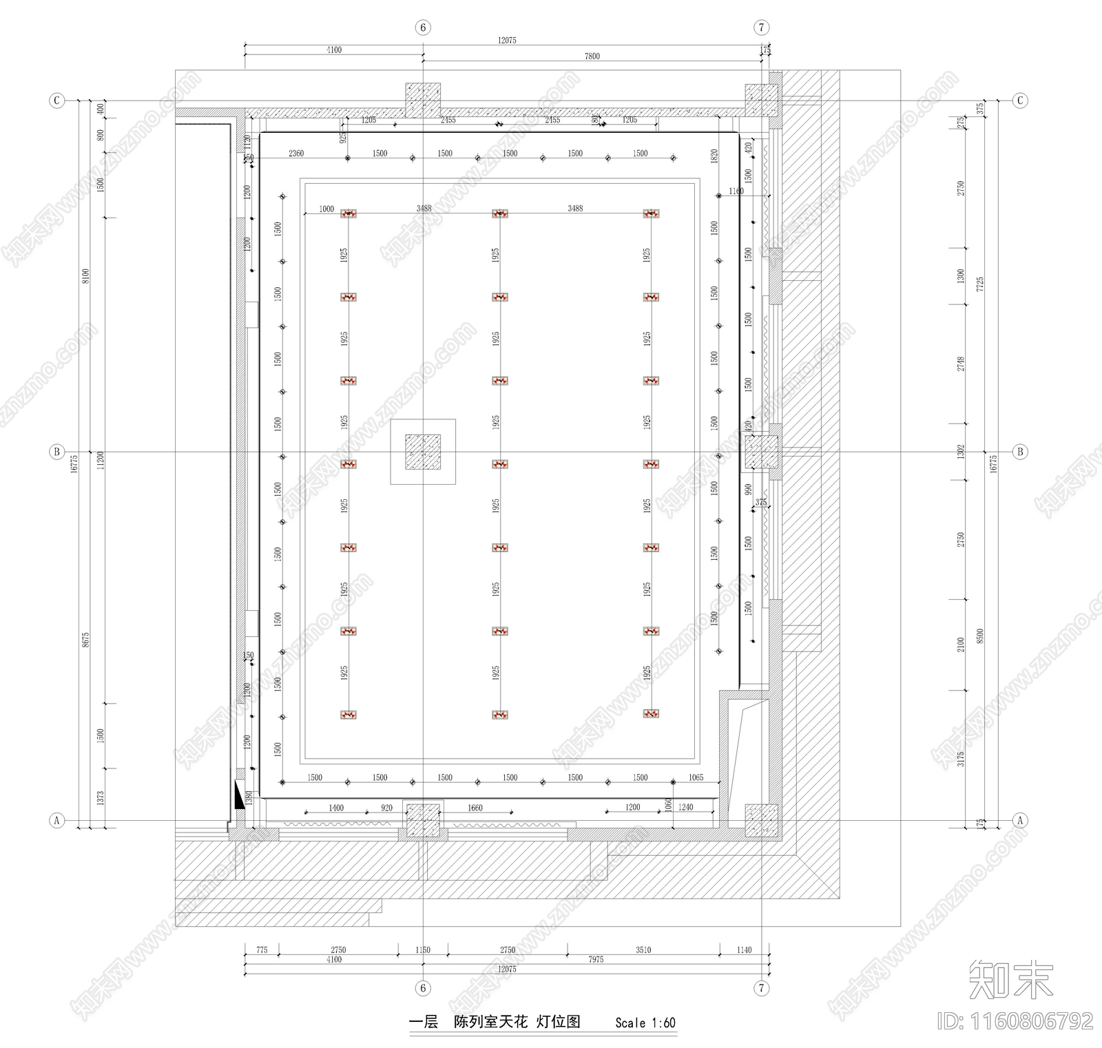 小型陈列室CAcad施工图下载【ID:1160806792】