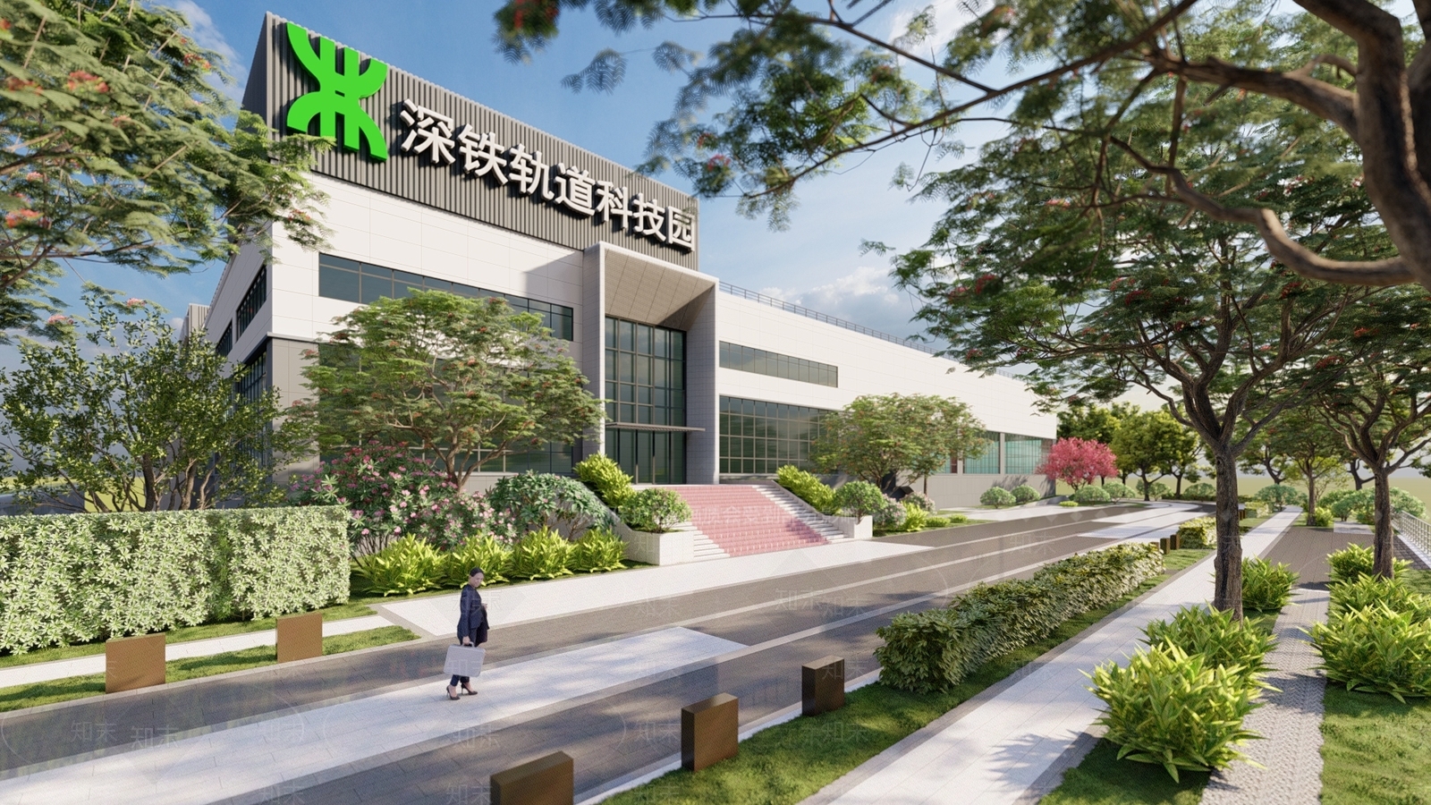 现代厂房SU模型下载【ID:1160808248】