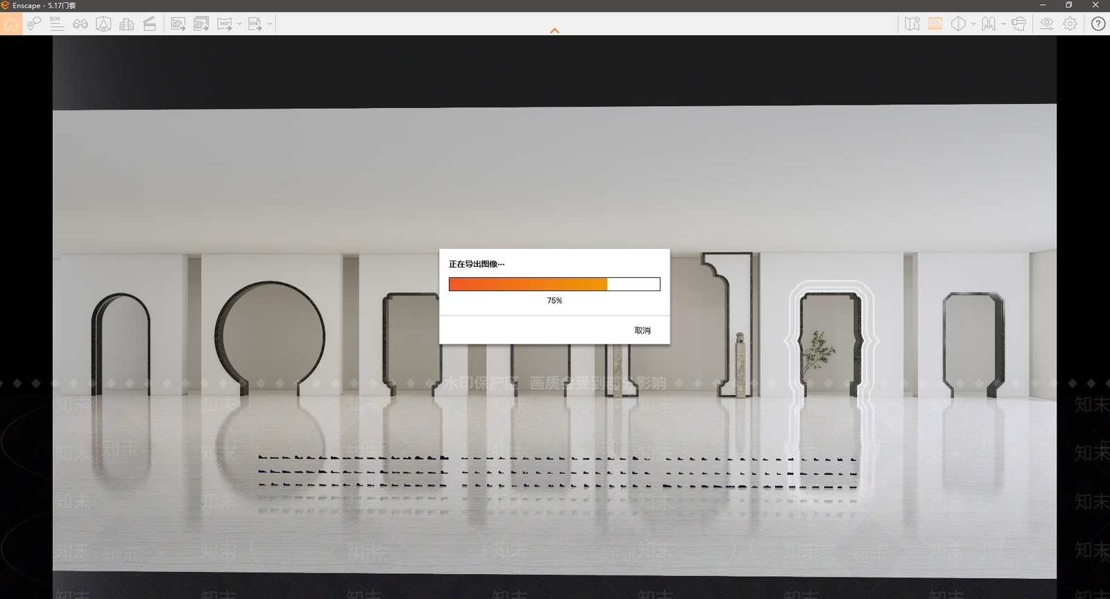 新中式门套线SU模型下载【ID:1160808574】