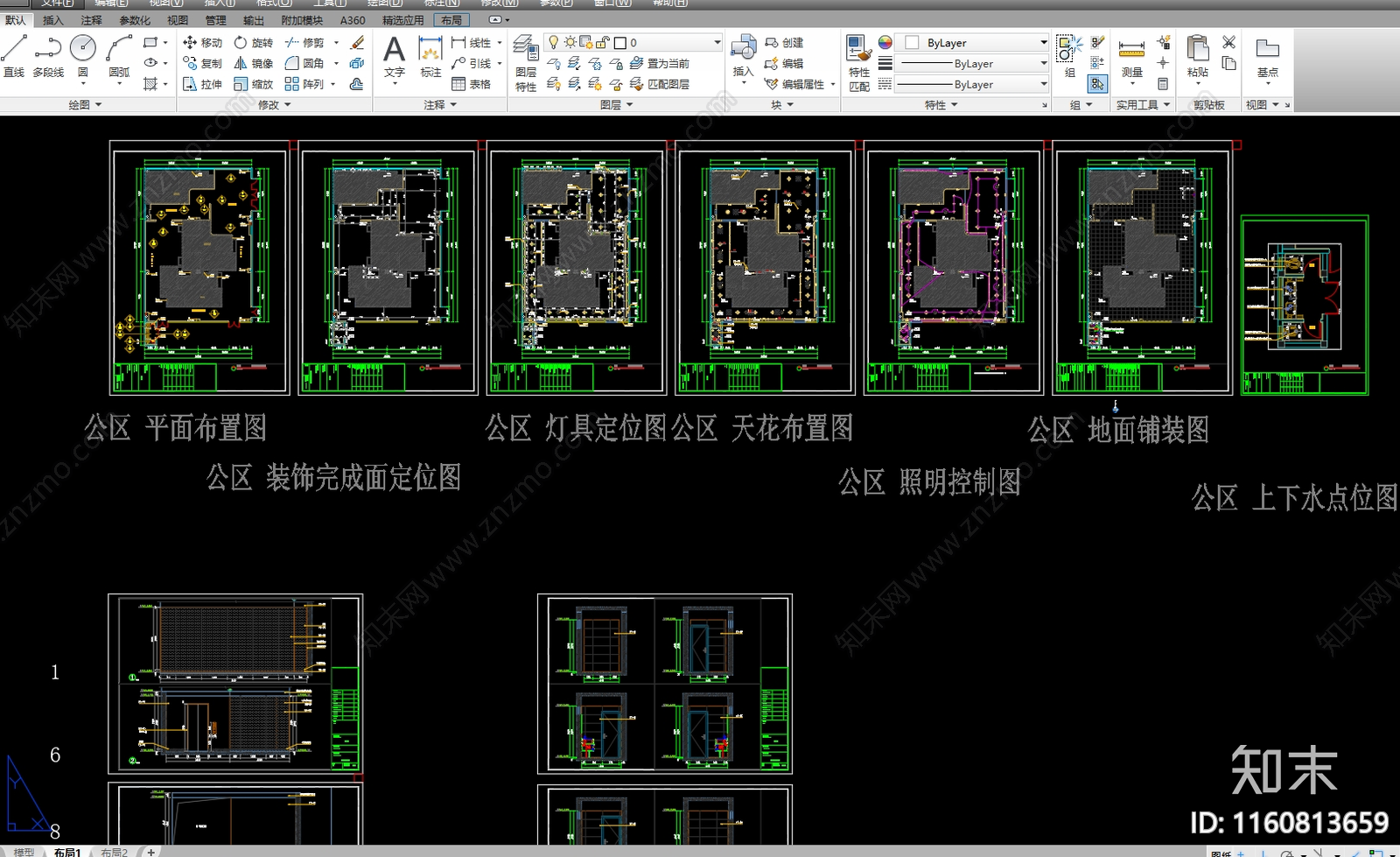 现代公厕cad施工图下载【ID:1160813659】