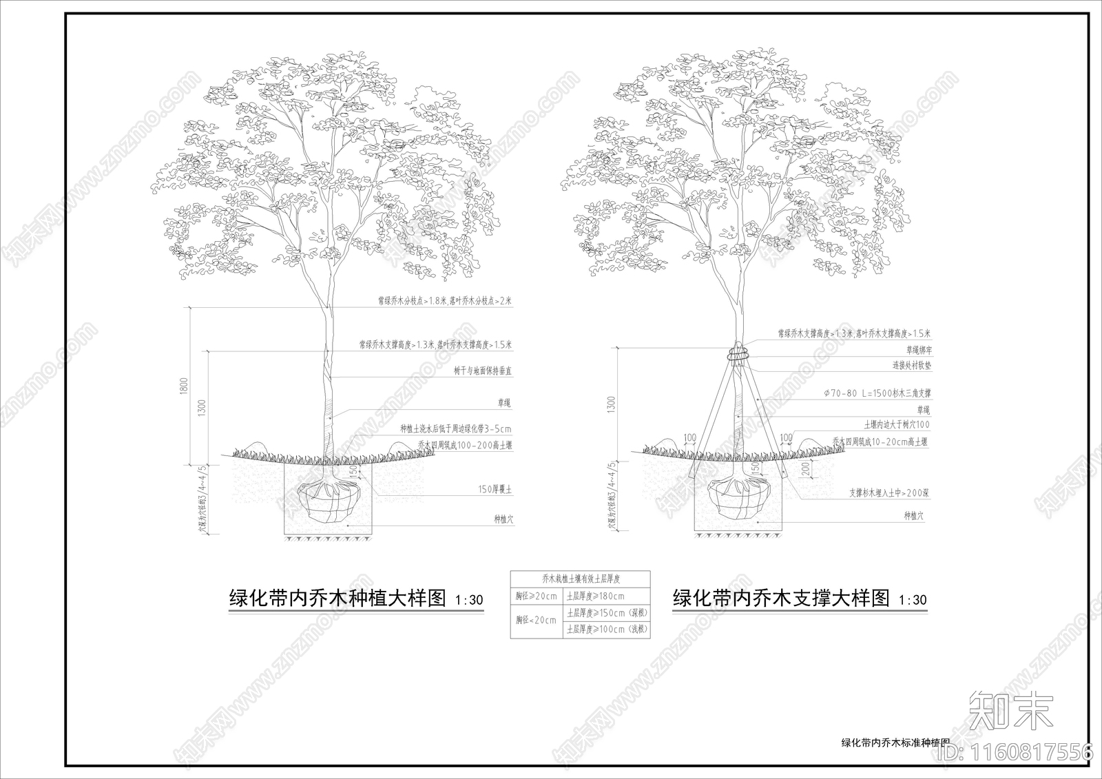 市政道路横断面做法施工图下载【ID:1160817556】